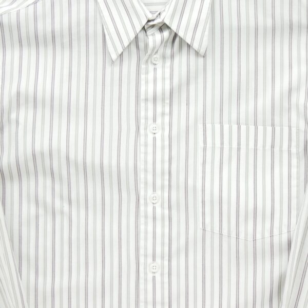 Chemise classiques homme manches longues blanc Dior Motif a rayures