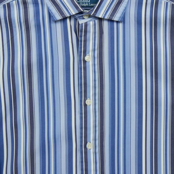 Chemise classiques homme manches longues bleu Polo Ralph Lauren Motif a rayures