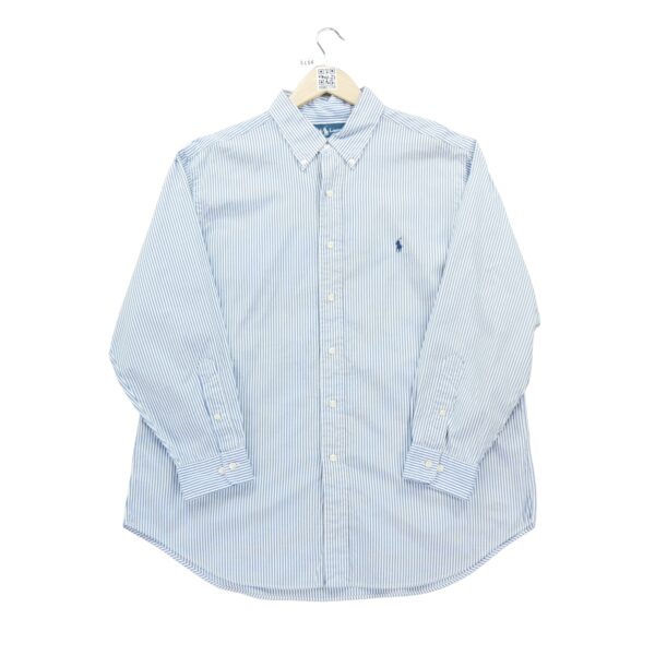 Chemise classiques homme manches longues bleu Polo Ralph Lauren Motif a rayures