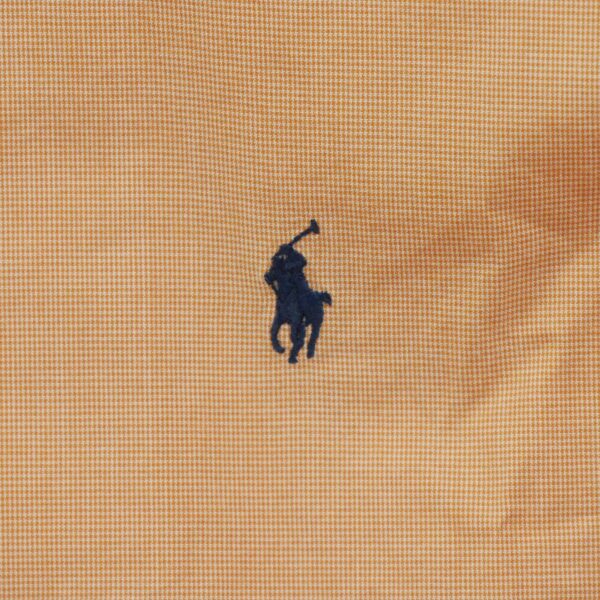 Chemise classiques homme manches longues orange Polo Ralph Lauren Motif a carreaux
