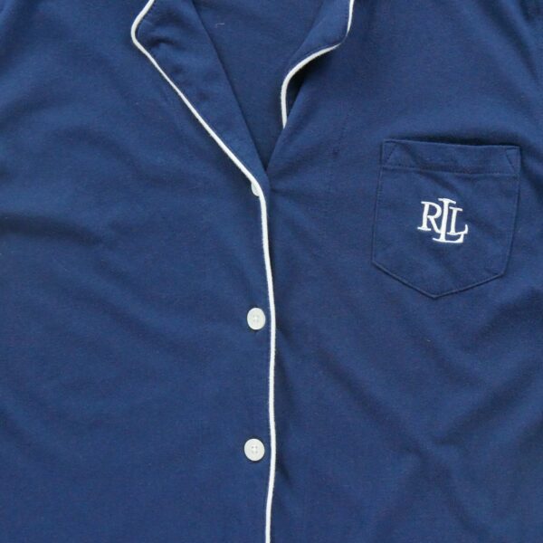 Chemise detente femme manches courtes marine Polo Ralph Lauren