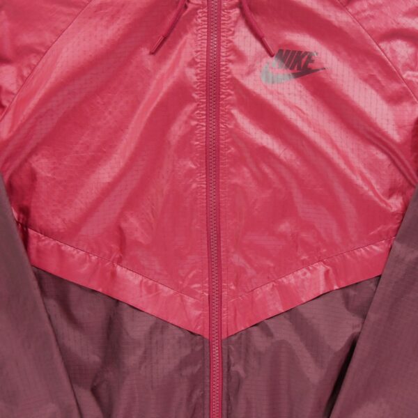Coupe vent femme manches longues rose Nike Col Montant
