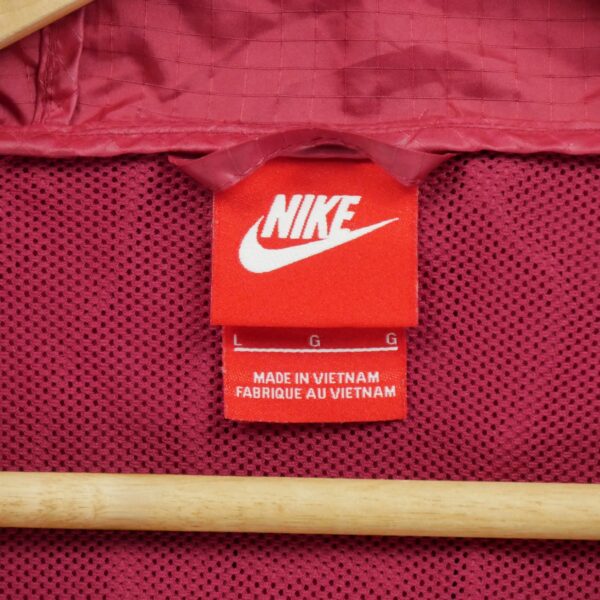 Coupe vent femme manches longues rose Nike Col Montant