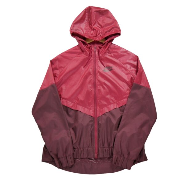 Coupe vent femme manches longues rose Nike Col Montant