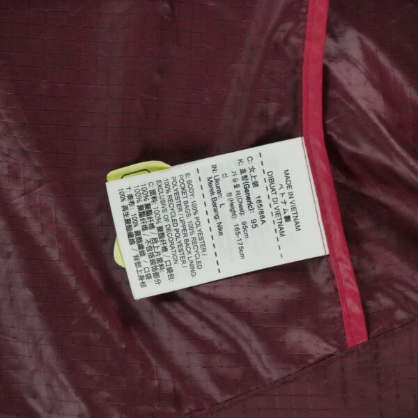 Coupe vent femme manches longues rose Nike Col Montant