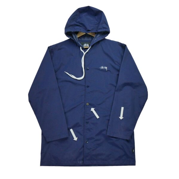 Coupe vent homme manches longues marine Stussy