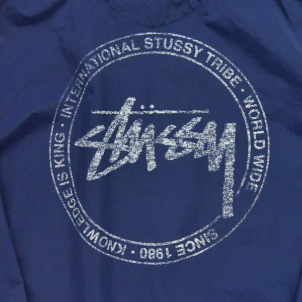 Coupe vent homme manches longues marine Stussy