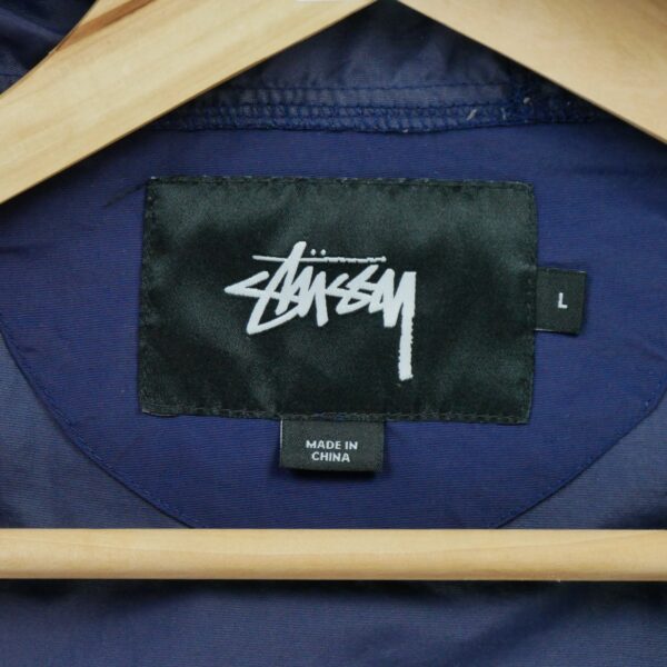 Coupe vent homme manches longues marine Stussy