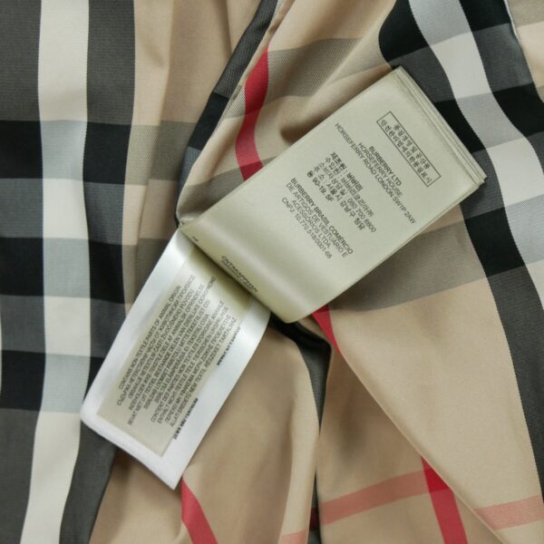 Doudoune femme manches longues kaki Burberry Col Montant