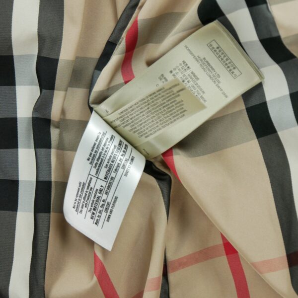 Doudoune femme manches longues kaki Burberry Col Montant