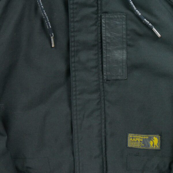 Doudoune femme manches longues noir A Bathing Ape Bape Col Montant
