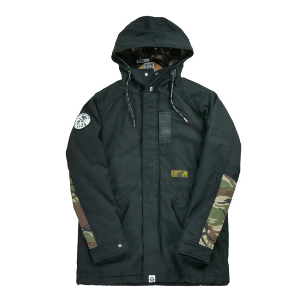 Doudoune femme manches longues noir A Bathing Ape Bape Col Montant