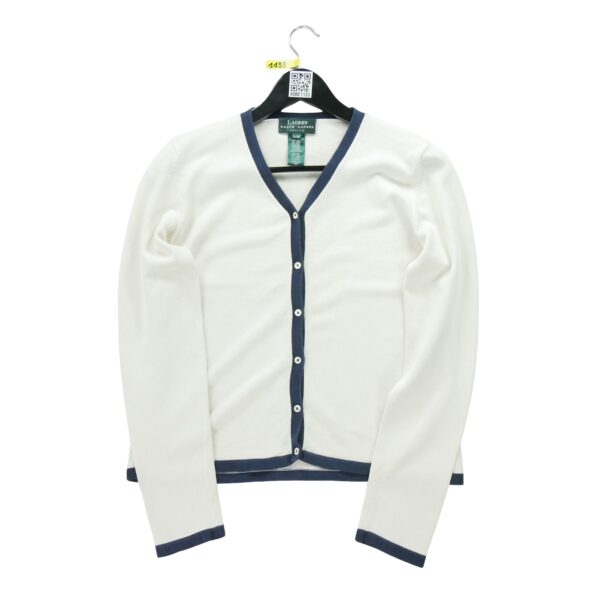 Gilet femme manches longues beige Polo Ralph Lauren Col V