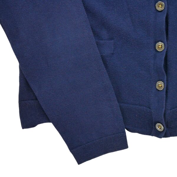 Gilet femme manches longues marine Polo Ralph Lauren Col Rond