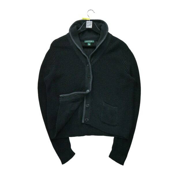 Gilet femme manches longues noir Polo Ralph Lauren Col Rond