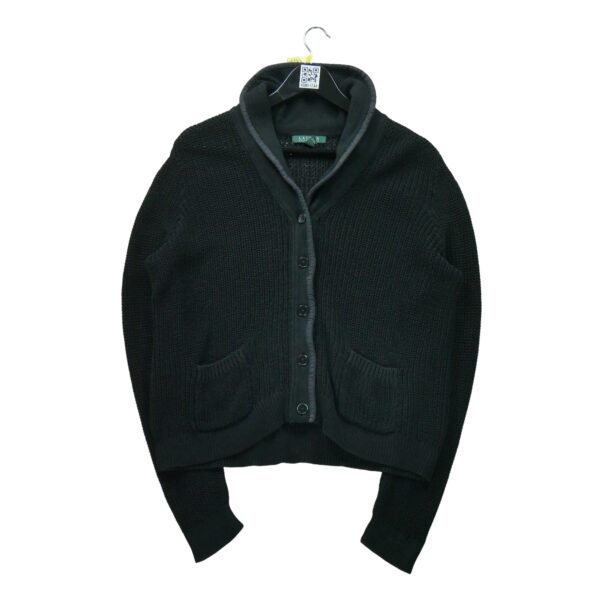 Gilet femme manches longues noir Polo Ralph Lauren Col Rond
