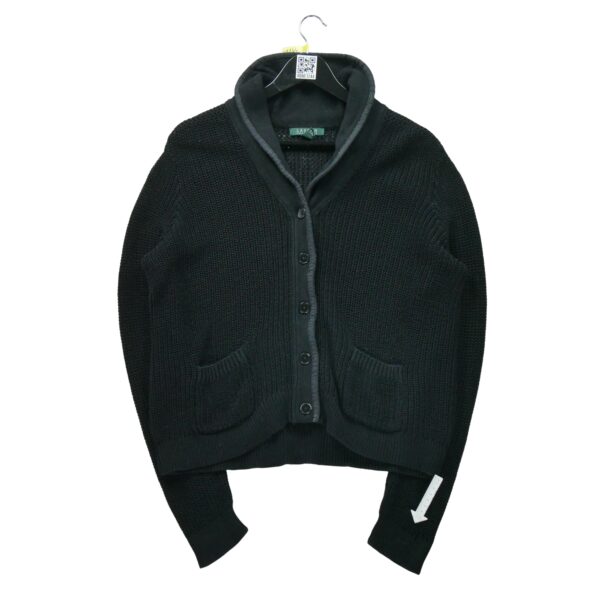 Gilet femme manches longues noir Polo Ralph Lauren Col Rond