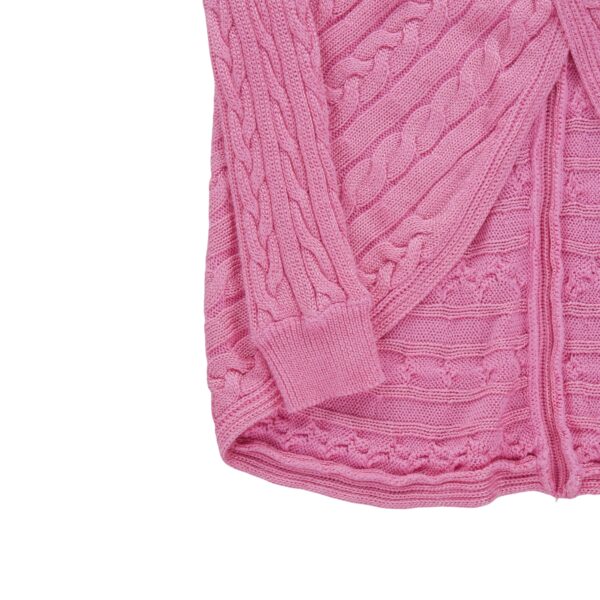 Gilet femme manches longues rose Polo Ralph Lauren Col Rond