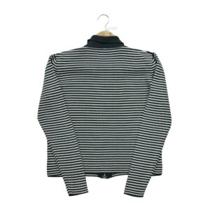 Gilet homme manches longues noir Polo Ralph Lauren Motif a rayures Col Revert