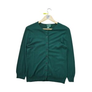 Gilet homme manches longues vert Polo Ralph Lauren Col Rond