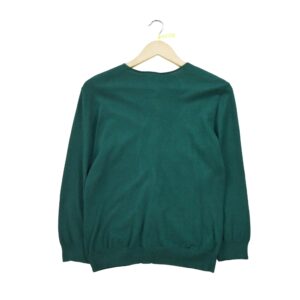 Gilet homme manches longues vert Polo Ralph Lauren Col Rond