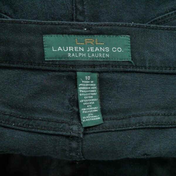 Jean coupe droite femme noir Polo Ralph Lauren