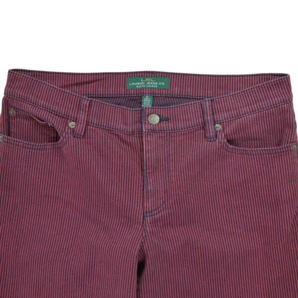 Jean coupe droite femme rouge Polo Ralph Lauren