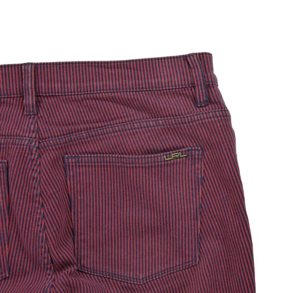 Jean coupe droite femme rouge Polo Ralph Lauren