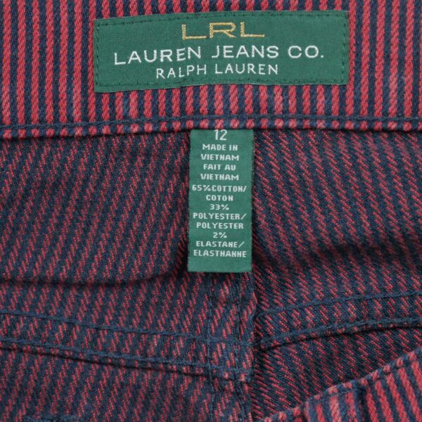Jean coupe droite femme rouge Polo Ralph Lauren