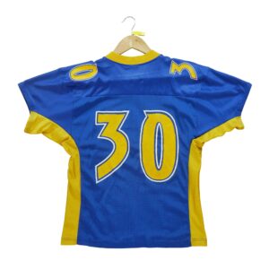 Maillot manches courtes femme bleu Russell Athletic