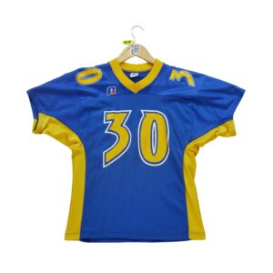 Maillot manches courtes femme bleu Russell Athletic