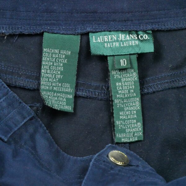 Pantalon classiques femme marine Polo Ralph Lauren