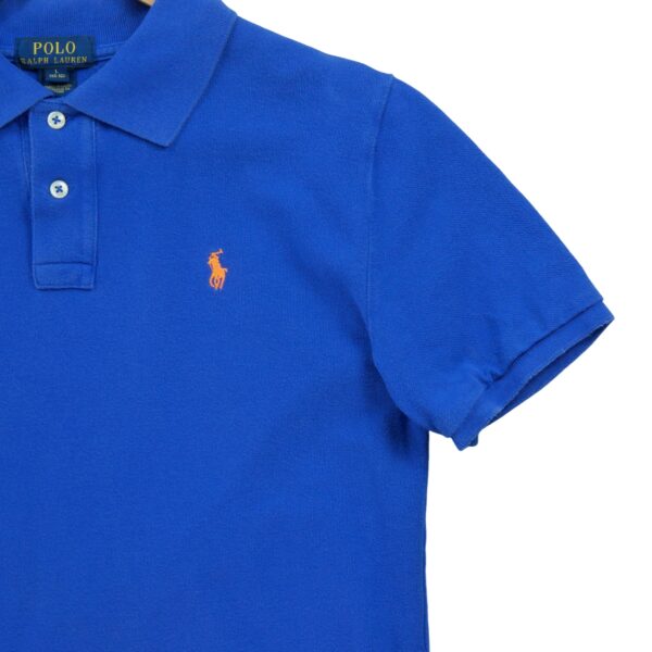 Polo manches courtes enfant bleu Polo Ralph Lauren Col Polo
