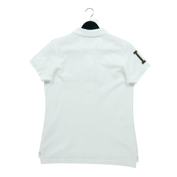 Polo manches courtes femme blanc Polo Ralph Lauren Motif imprime Col Polo