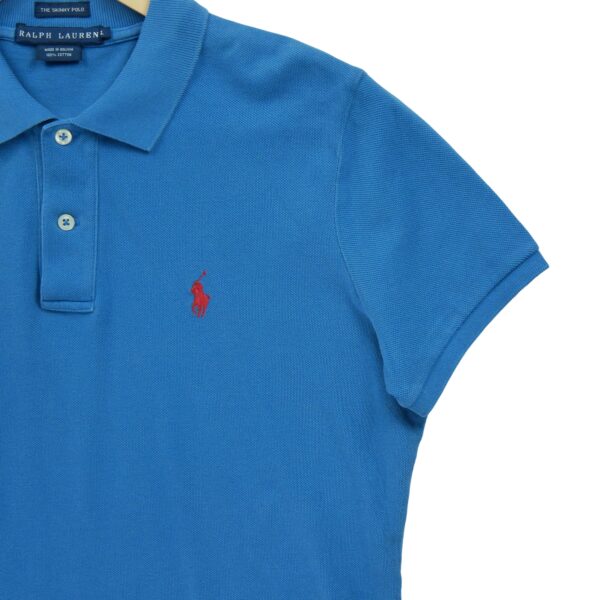 Polo manches courtes femme bleu clair Polo Ralph Lauren Col Polo