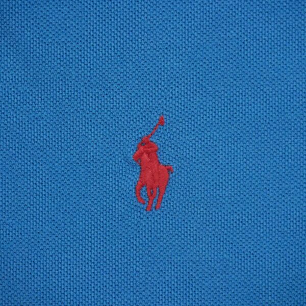 Polo manches courtes femme bleu clair Polo Ralph Lauren Col Polo