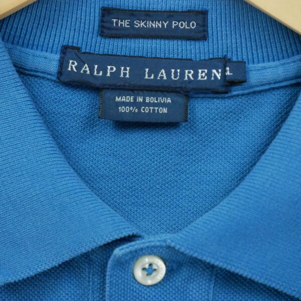 Polo manches courtes femme bleu clair Polo Ralph Lauren Col Polo