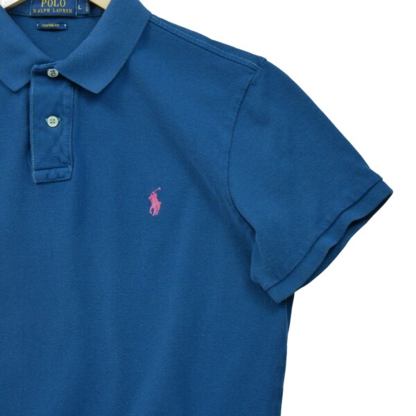 Polo manches courtes femme bleu Polo Ralph Lauren Col Polo
