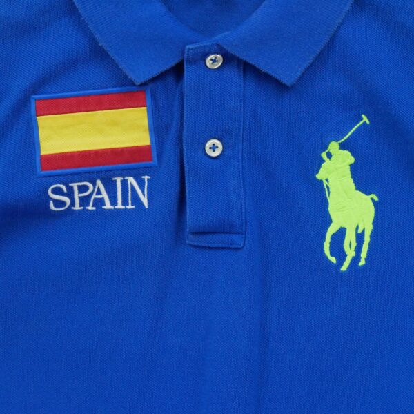 Polo manches courtes femme bleu Polo Ralph Lauren Motif imprime Col Polo