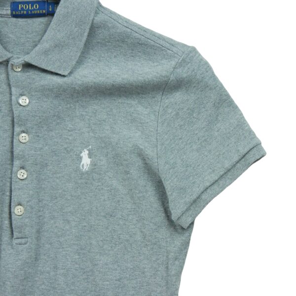 Polo manches courtes femme gris Polo Ralph Lauren Motif chine Col Polo