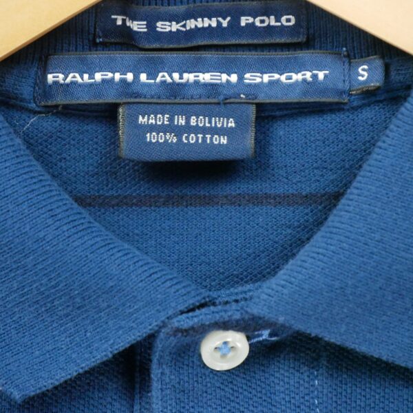 Polo manches courtes femme marine Polo Ralph Lauren Motif a rayures Col Polo
