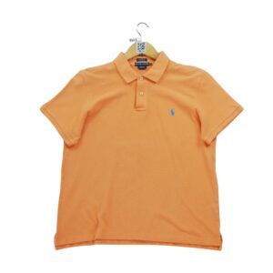 Polo manches courtes femme orange Polo Ralph Lauren Col Polo