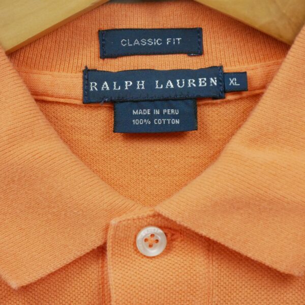 Polo manches courtes femme orange Polo Ralph Lauren Col Polo