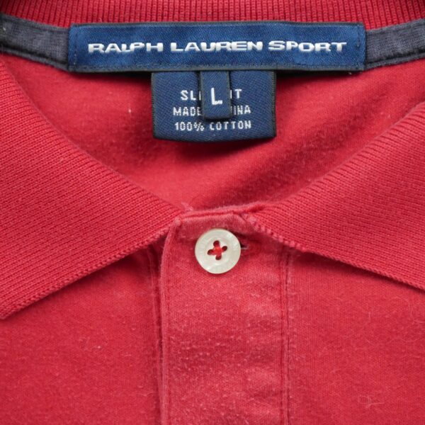 Polo manches courtes femme rouge Polo Ralph Lauren Col Polo