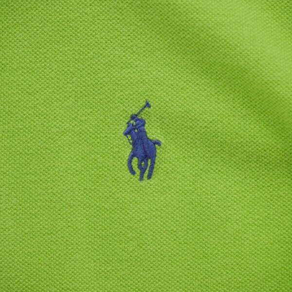 Polo manches courtes femme vert fluo Polo Ralph Lauren Col Polo