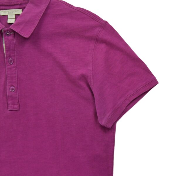 Polo manches courtes femme violet Burberry Col Polo
