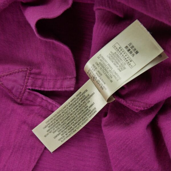 Polo manches courtes femme violet Burberry Col Polo