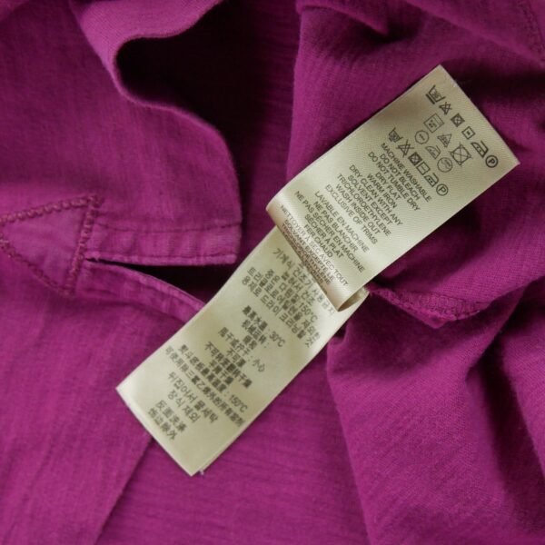 Polo manches courtes femme violet Burberry Col Polo