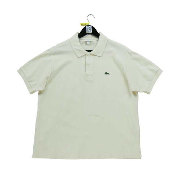 Polo manches courtes homme beige Lacoste Col Polo