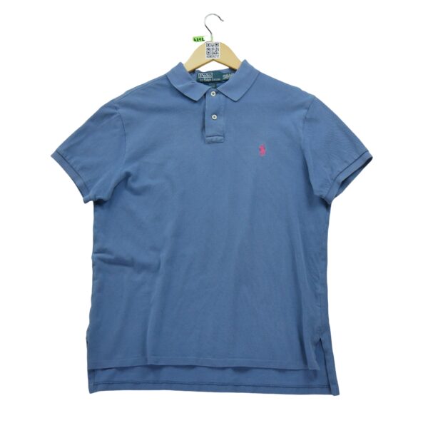 Polo manches courtes homme bleu clair Polo Ralph Lauren Col Polo